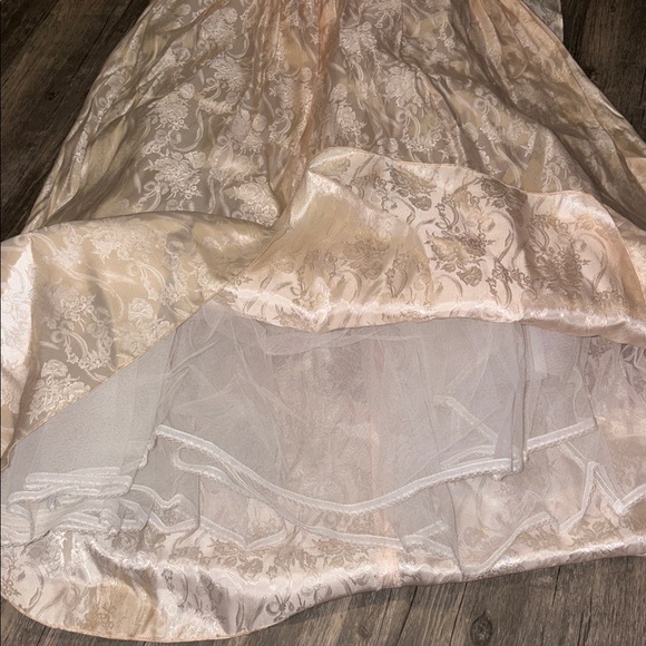 Vintage Gunne Sax woman’s light pink strapless dress - size 11/12 - Picture 4 of 8